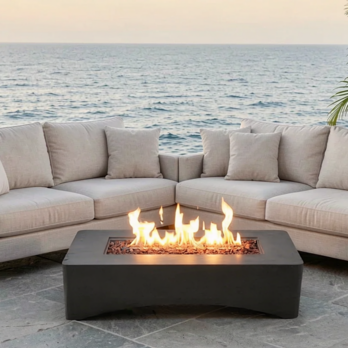 56" Propane Fire Pit Table