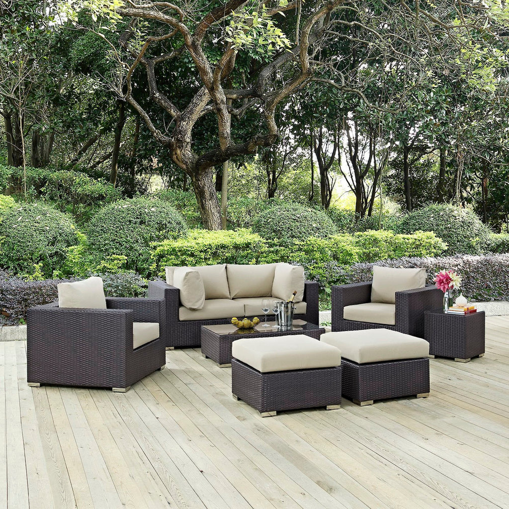 Convene 8 Piece Outdoor Patio Sectional Set by Modway