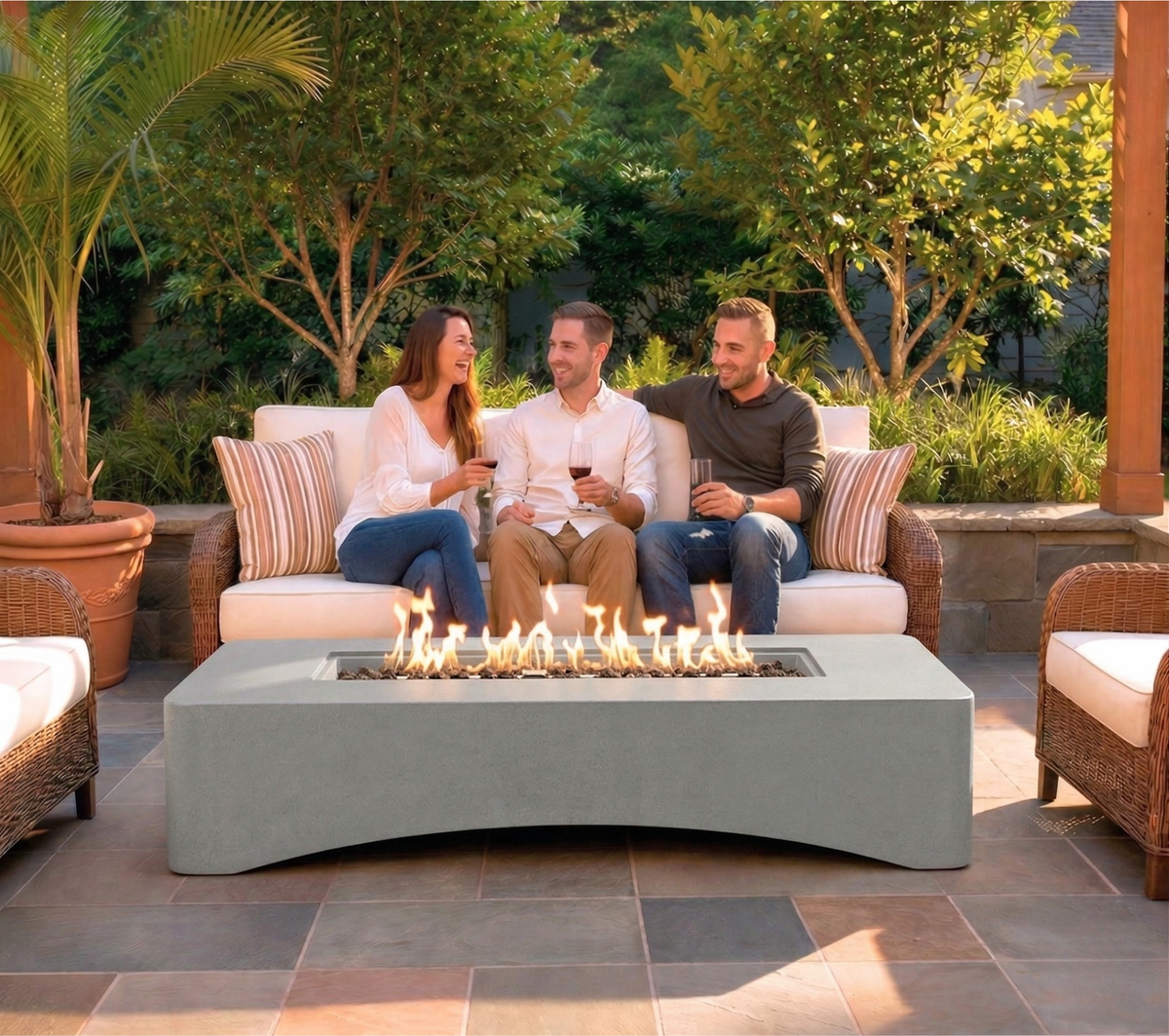 56' Propane Fire Pit Table