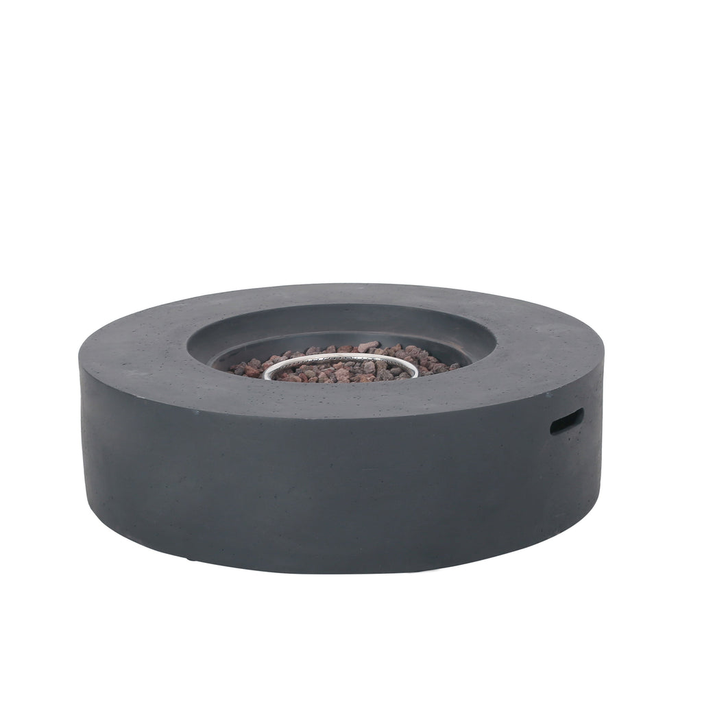 Lightweight Concrete Outdoor Circular Fire Pit